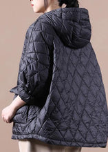 Load image into Gallery viewer, 2024 Loose Fitting Winter Puffer Jacket Hooded Black Down Coat