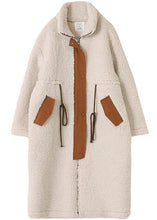 Load image into Gallery viewer, 2024 nude Woolen Coats plus size winter coat high neck drawstring jackets(Limited Stock)