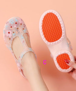 2024 New Summer Print Hollow Out Beach Walking Sandals