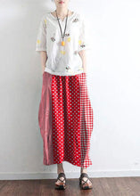 Load image into Gallery viewer, Green bamboo simple pockets linen skirts long maxi skirt