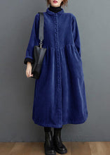 Load image into Gallery viewer, French blackish green corduroy coats Inspiration thick Cinched women coats ( Limited Stock)