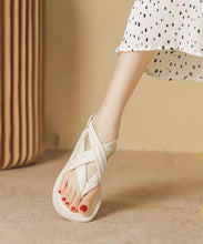 Load image into Gallery viewer, Apricot Versatile Flat Bottomed Strappy Roman Sandals