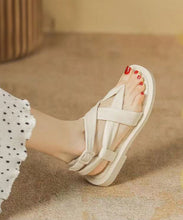 Load image into Gallery viewer, Apricot Versatile Flat Bottomed Strappy Roman Sandals