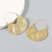 Load image into Gallery viewer, Art Golde Alloy Geometry Hoop Earrings