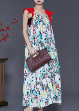 Load image into Gallery viewer, Art Green Ruffled Cold Shoulder Chiffon Vacation Dresses Summer