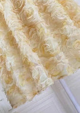 Load image into Gallery viewer, Art Yellow Gradient Floral Decorated Tulle Skirts Spring