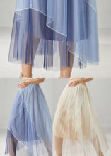 Load image into Gallery viewer, Beautiful Apricot High Waist Patchwork Tulle Skirts Summer