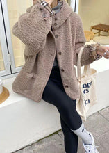 Load image into Gallery viewer, Beautiful Light Chocolate Outwear Coat Hooded Pockets Outwears