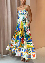 Load image into Gallery viewer, Beautiful Multi Print Spaghetti Strap Dress Sleeveless