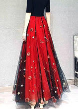 Load image into Gallery viewer, Beautiful Red Heart Sequins Exra Large Hem Tulle Skirts Spring