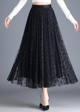 Load image into Gallery viewer, Black Butterfly Tulle A Line Skirts Wear On Both Sides Spring