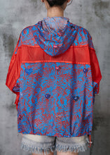 Load image into Gallery viewer, Bohemian Blue Oversized Patchwork Spandex Coat Spring