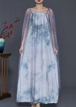 Load image into Gallery viewer, Bohemian Cold Shoulder Tie Dye Tulle Holiday Dress Spring