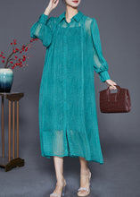 Load image into Gallery viewer, Bohemian Green Oversized Draping Chiffon Two Pieces Set Summer