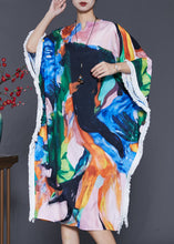 Load image into Gallery viewer, Bohemian Oversized Tie Dye Cotton Dress Summer