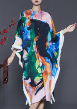 Load image into Gallery viewer, Bohemian Oversized Tie Dye Cotton Dress Summer