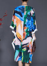 Load image into Gallery viewer, Bohemian Oversized Tie Dye Cotton Dress Summer