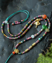 Load image into Gallery viewer, Bohemian Rainbow Beading Sweater Tassel Graduated Bead Necklace