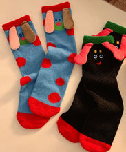 Load image into Gallery viewer, Boutique Cute And Funny Warm Plush Mid length Socks