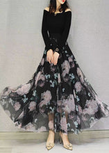 Load image into Gallery viewer, Boutique Pink Print Exra Large Hem Tulle Skirt Spring