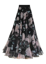 Load image into Gallery viewer, Boutique Pink Print Exra Large Hem Tulle Skirt Spring