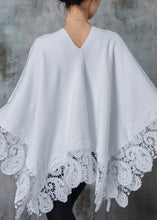 Load image into Gallery viewer, Boutique White Oversized Patchwork Lace Long Smock Spring