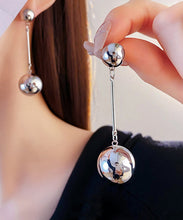 Load image into Gallery viewer, Brief Gold Copper Ball Tassel Drop Earrings