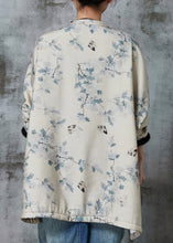 Load image into Gallery viewer, Casual Apricot Oversized Print Warm Fleece Coat Outwear Spring