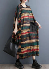 Load image into Gallery viewer, Casual Asymmetrical Striped Pockets Long Dress Summer