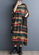 Load image into Gallery viewer, Casual Asymmetrical Striped Pockets Long Dress Summer