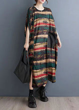 Load image into Gallery viewer, Casual Asymmetrical Striped Pockets Long Dress Summer