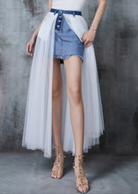 Load image into Gallery viewer, Casual White Wear On Both Sides Tulle Holiday Skirts Summer