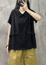 Load image into Gallery viewer, Casual Yellow Green Square Collar Ruffled Patchwork T Shirt Summer