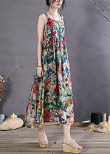 Load image into Gallery viewer, Chic Red geometry Wrinkled Spaghetti Strap Long Dress Sleeveless