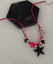 Load image into Gallery viewer, Chic Colorblock Stainless Steel Alloy Star Pendant Necklace