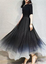 Load image into Gallery viewer, Chic Gradient Black Exra Large Hem Tulle Skirts Spring