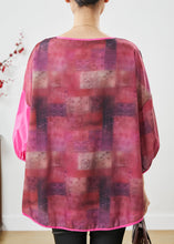 Load image into Gallery viewer, Chic Rose Tie Dye Patchwork Linen Blouse Top Summer