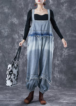 Load image into Gallery viewer, Classy Blue Oversized Patchwork Denim Jumpsuit Summer