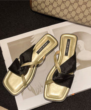 Load image into Gallery viewer, Comfy Soft Peep Toe Hollow Out Splicing Silver Slide Sandals