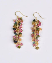 Load image into Gallery viewer, DIY Rainbow Sterling Silver Overgild Gravel Drop Earrings