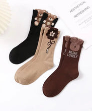 Load image into Gallery viewer, Fashion 3D Pattern Spring and Autumn Style Mid Calf Socks