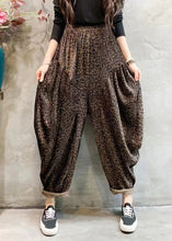 Load image into Gallery viewer, Fashion Leopard Print Draping High Waist Wide Leg Pants