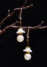 Load image into Gallery viewer, Fashion White Pearl Zircon Drop Earrings