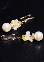 Load image into Gallery viewer, Fashion White Pearl Zircon Drop Earrings