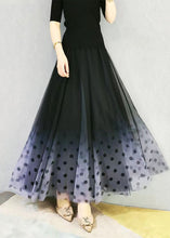 Load image into Gallery viewer, French Gradient Color High Waist Exra Large Hem Tulle Skirts Spring