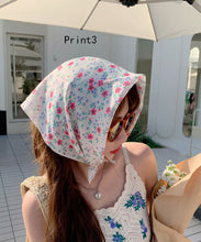 Load image into Gallery viewer, French Versatile Printed Beach Sunshade Headscarf