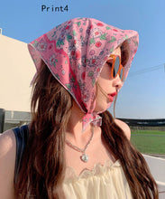 Load image into Gallery viewer, French Versatile Printed Beach Sunshade Headscarf