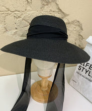 Load image into Gallery viewer, Handmade Khaki Versatile Big Brim Straw Woven Sun Hat