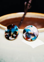 Load image into Gallery viewer, Handmade Polish Naturally Jade Stud Earrings