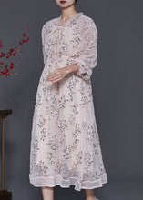 Load image into Gallery viewer, Italian Apricot Ruffled Sequins Tulle Maxi Dress Spring